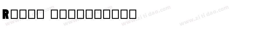 Range Name字体转换